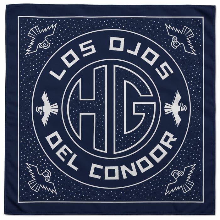 Los Ojos Del Condor Bandana - Navy