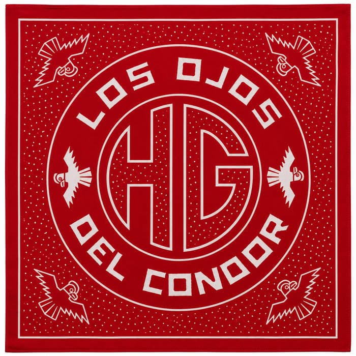 Los Ojos Del Condor Bandana - Red