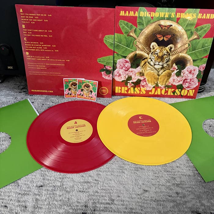 Brass Jackson: The Music of the King of Pop – Vinyl 2LP (180-Gram Gatefold Red/Yellow Vinyl) Mama Digdown's Brass Band