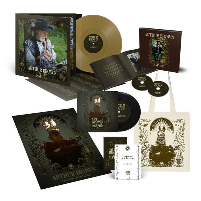 Nature (Deluxe Edition) – Vinyl + 7" + 2CD artbook bundle Arthur Brown & The Crazy World of Arthur Brown & Dan Smith