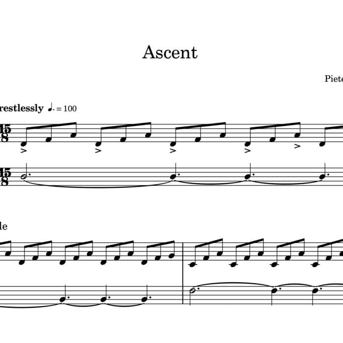 Ascent - Sheet Music