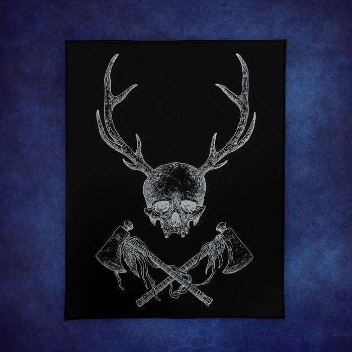Tomahawk Skull Back Patch