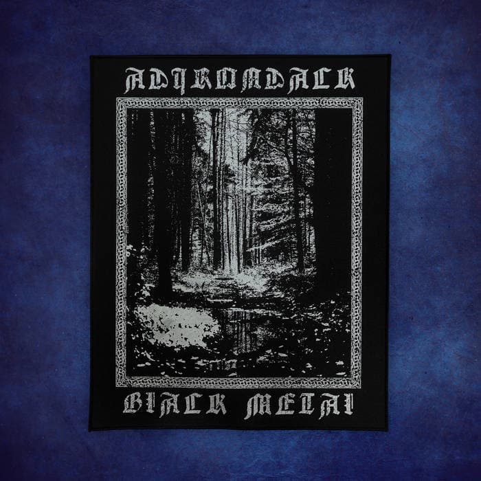 Adirondack Black Metal Back Patch