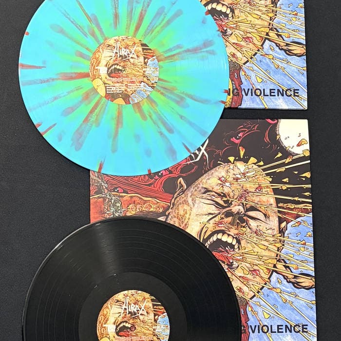 Raging Violence – HIRAX "Raging Violence" (1984) LP 12" vinyl High Gloss album cover!