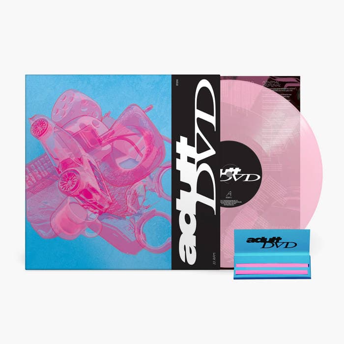 Adult DVD – (Signed) Transparent Pink Vinyl + Rolling Papers