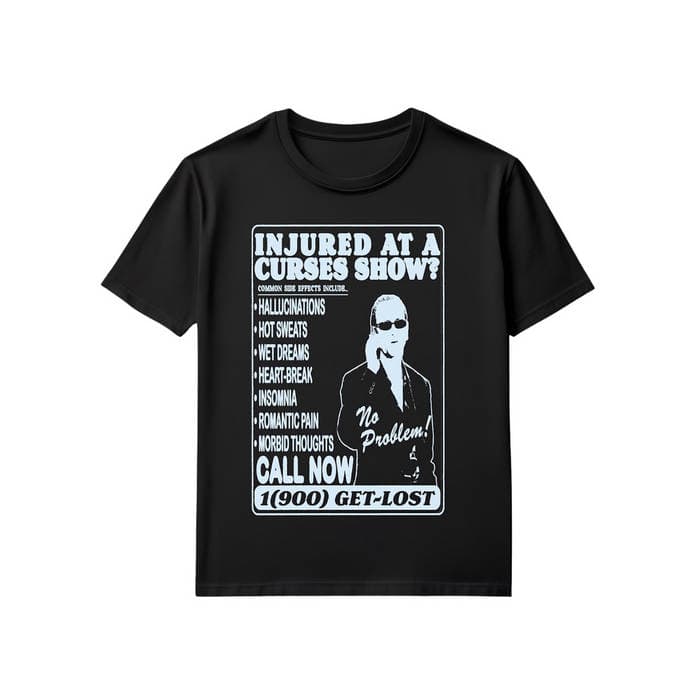 Injured? (ICE Blue on Black)