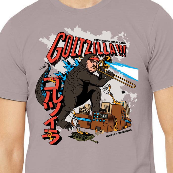 GOLTZILLA Multicolor Tour T-Shirt PRE-ORDER!!!