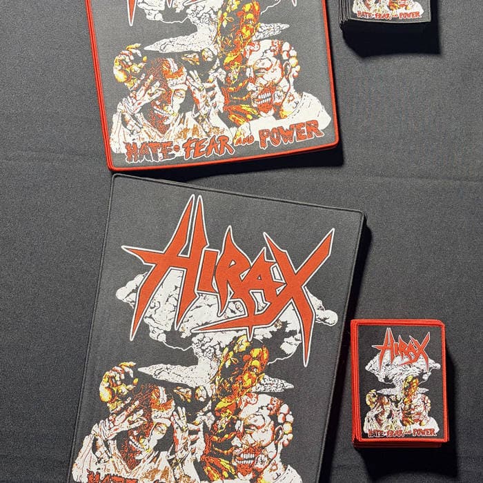 HIRAX "Hate, Fear and Power" LARGE patch
