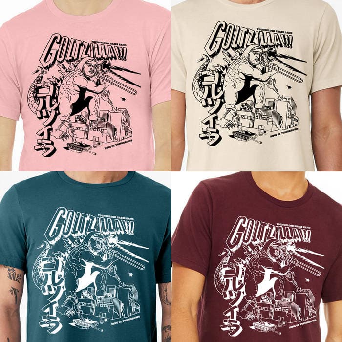 GOLTZILLA Monochrome Tour T-Shirt PRE-ORDER!!!