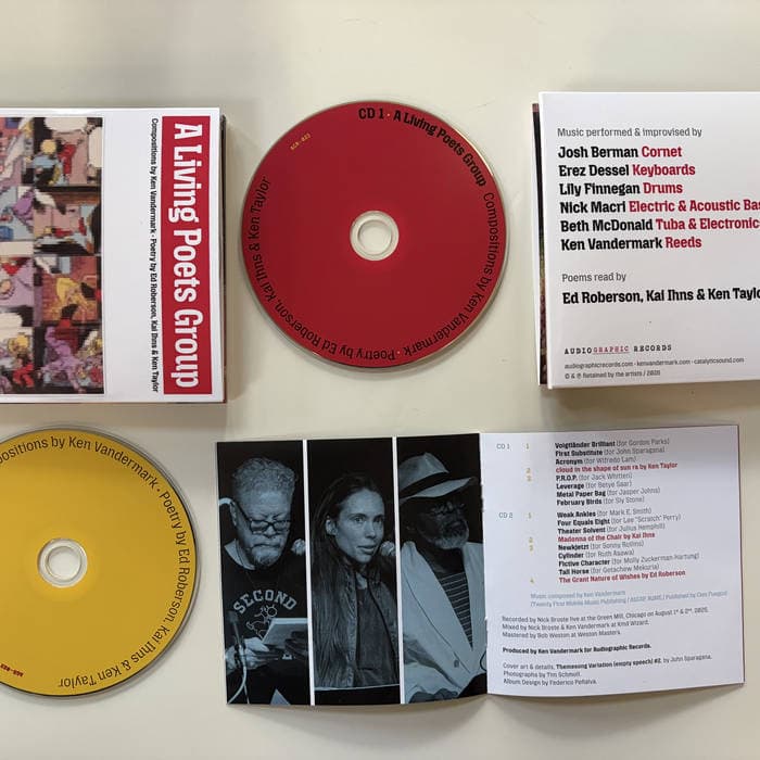 A Living Poets Group – Limited Edition Double Compact Disc.