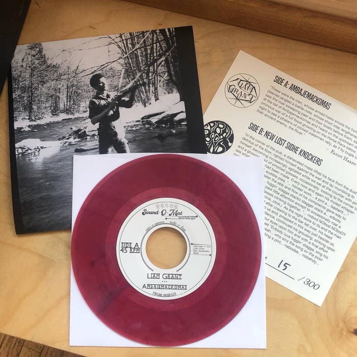 Ambajemackomas / New Lost Sidhe Knockers – Limited Edition Colored Vinyl 7" Liam Grant / Spiral Joy Band