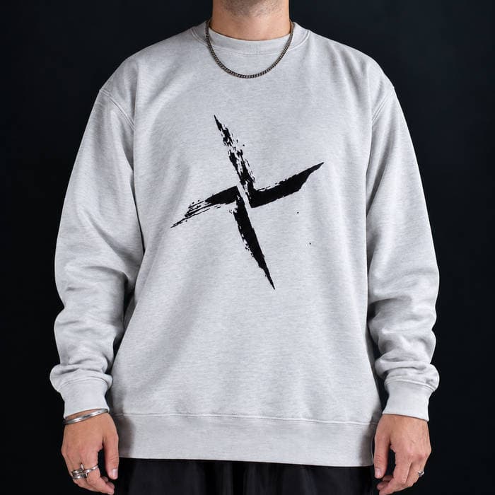 Burial - Embroidered Ash Sweatshirt
