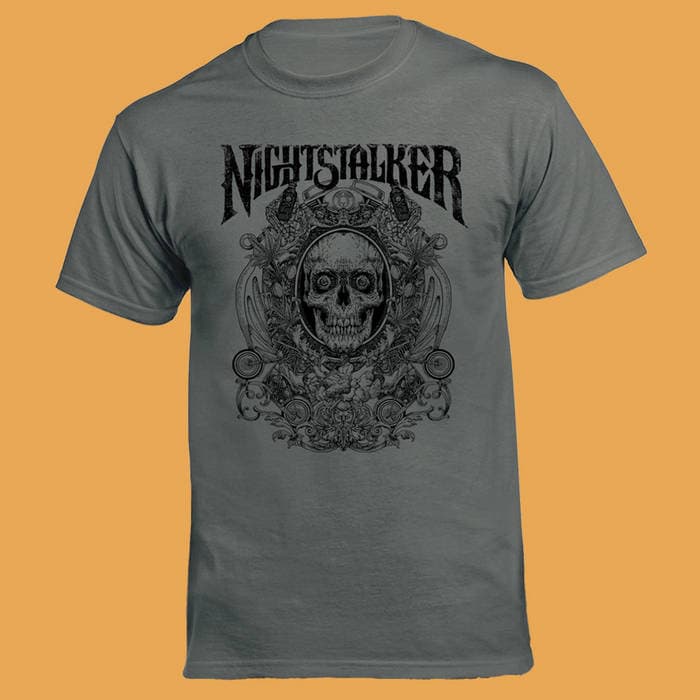 T-Shirt - Skull (Grey)