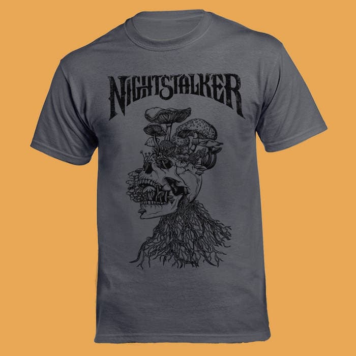 T-Shirt - Skullshroom (Grey)