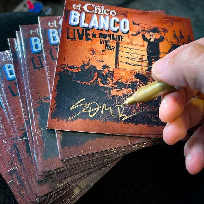 Steve Blanco's "El Chico Blanco Live at Domaine" SIGNED CD