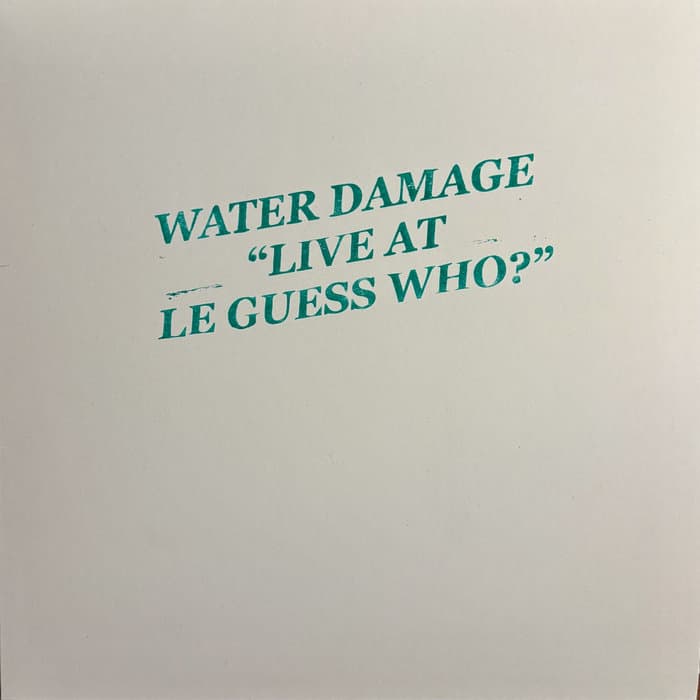 Live At Le Guess Who? – black vinyl LP - second pressing preorder