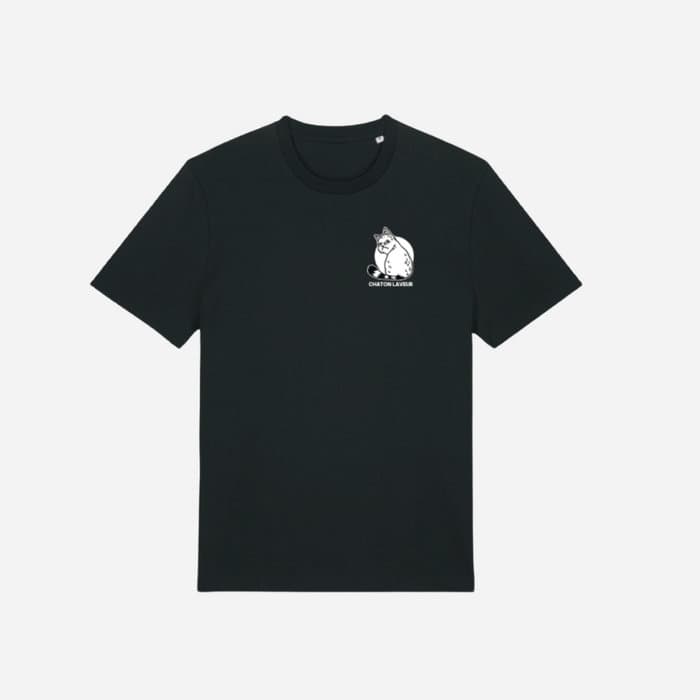 Black T-shirt designed by Jean-Bon