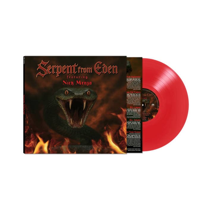 Serpent From Eden featuring Nick Menza – Red Vinyl LP Nick Menza, Serpent From Eden featuring Nick Menza