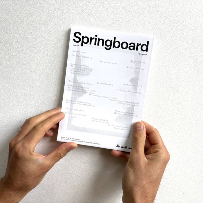 Springboard Issue n.4 - Spring 2026